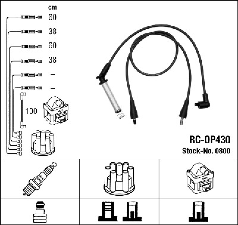 NGK Ignition Cable Kit