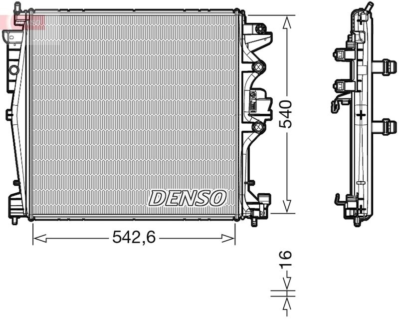DENSO Radiator, engine cooling