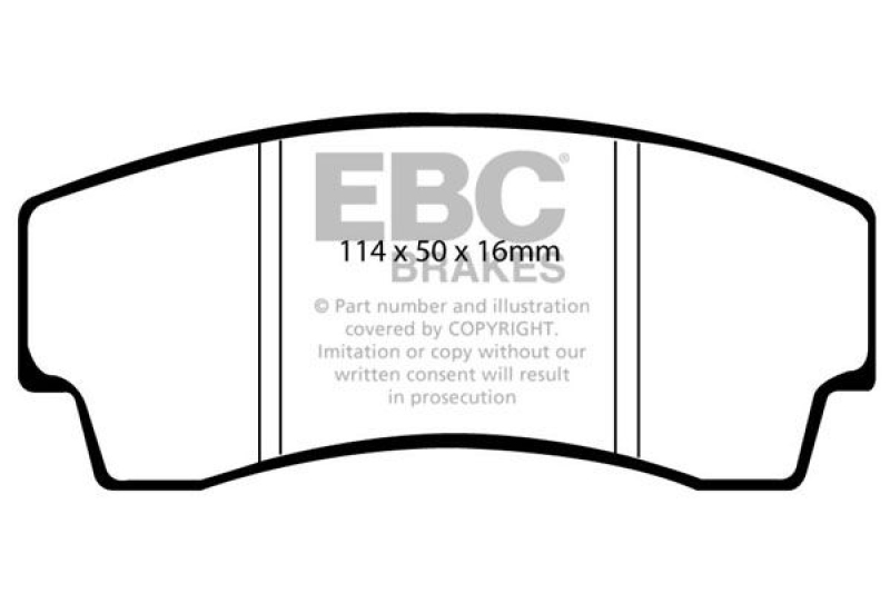 EBC Brakes Brake Pad Set, disc brake