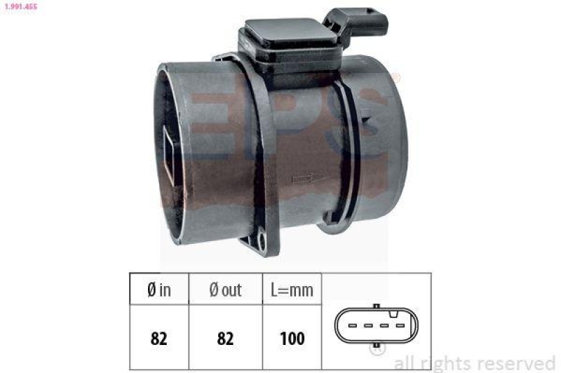 EPS Luftmassenmesser Made in Italy - OE Equivalent