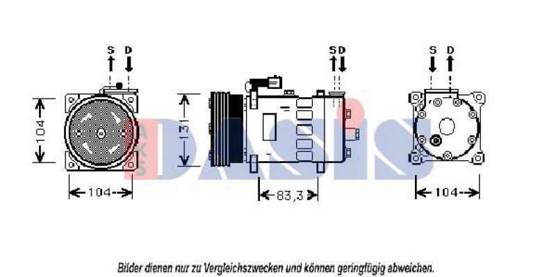 AKS DASIS Kompressor, Klimaanlage