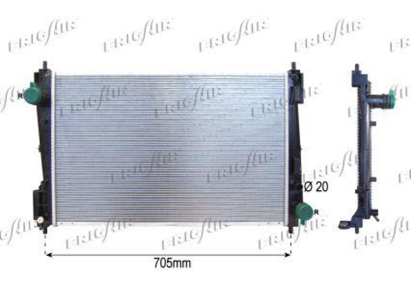 FRIGAIR Radiator, engine cooling