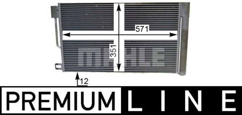 MAHLE Condenser, air conditioning BEHR *** PREMIUM LINE ***