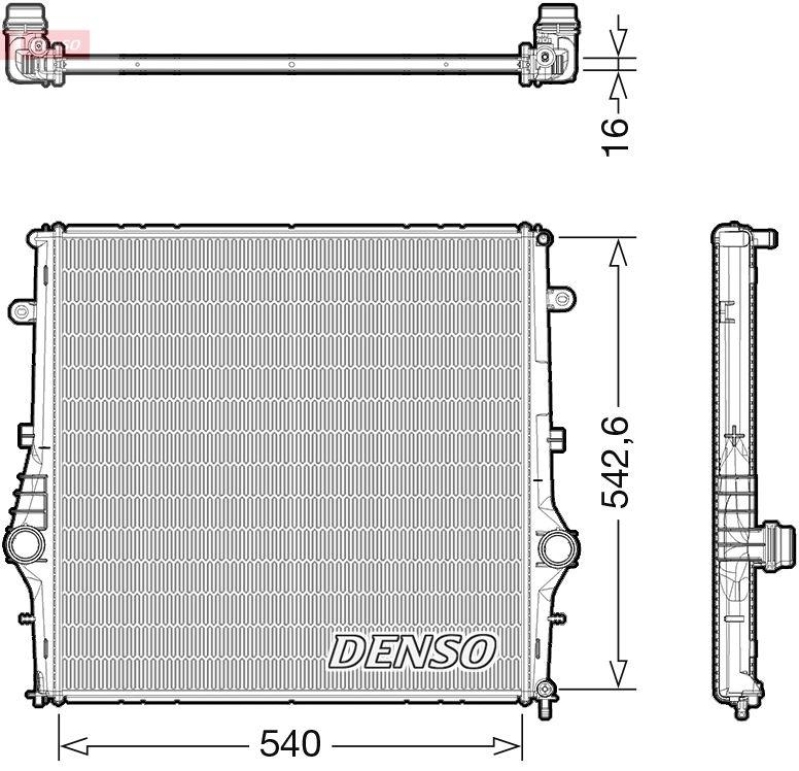 DENSO Radiator, engine cooling