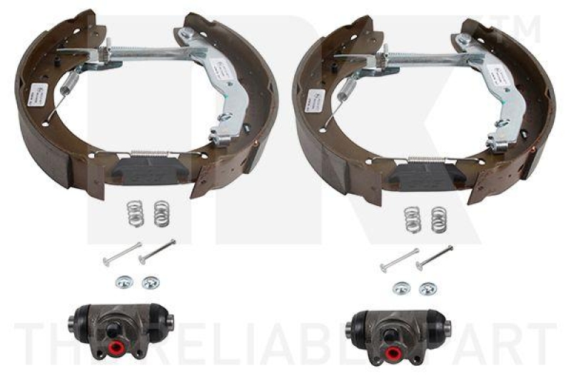 Brake Set, drum brakes