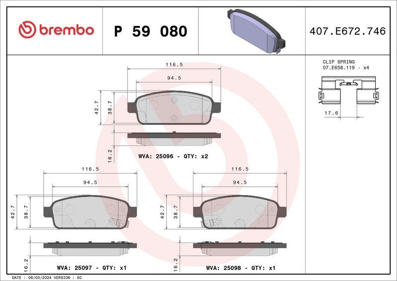 Brembo Bremsscheiben + Bremsbel&auml;ge Vorne Hinten passend f&uuml;r Opel As...