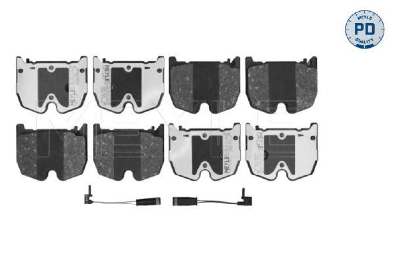 MEYLE Bremsbelagsatz, Scheibenbremse MEYLE-PD: Advanced performance and design.