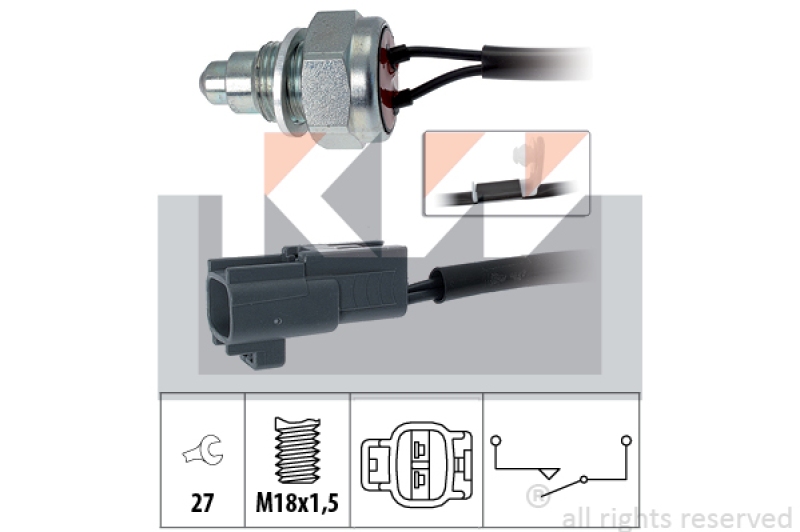 KW Schalter, Rückfahrleuchte Made in Italy - OE Equivalent