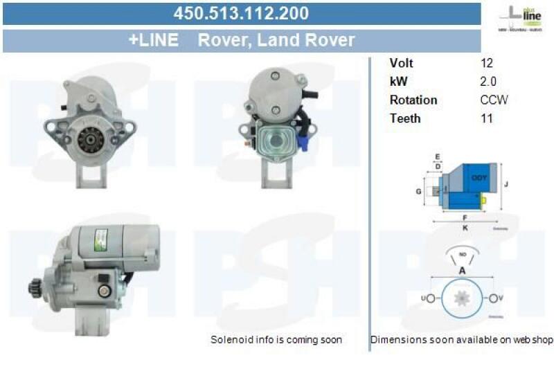 Starter / Anlasser 450513112200