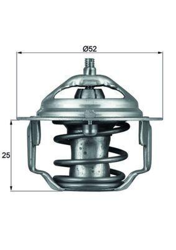 MAHLE Thermostat, coolant