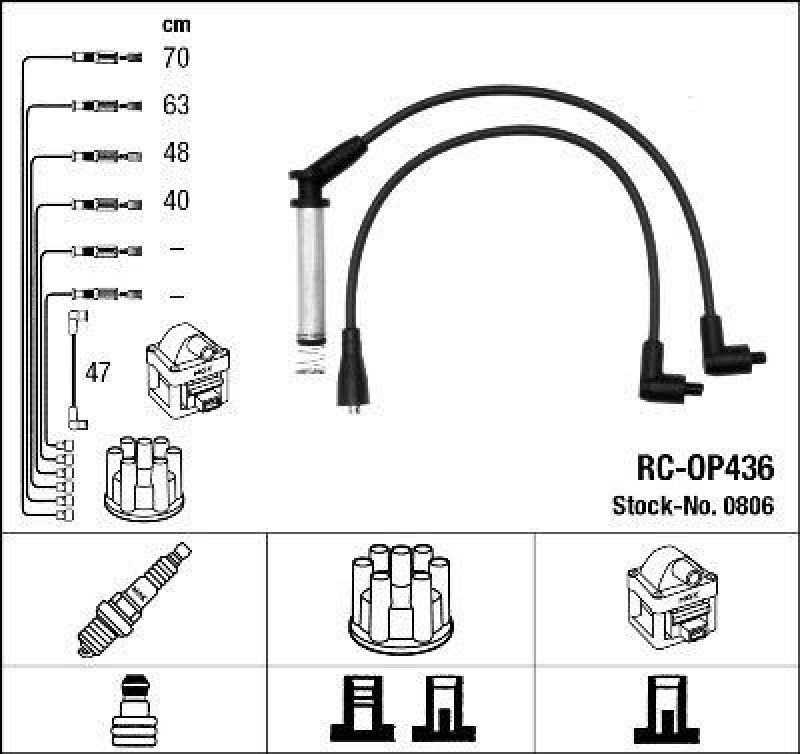 NGK Ignition Cable Kit