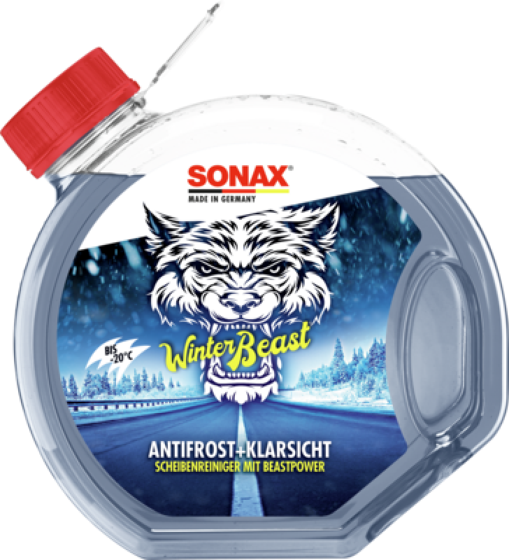 SONAX Frostschutz, Scheibenreinigungsanlage WinterBeast AntiFrost+KlarSicht b...