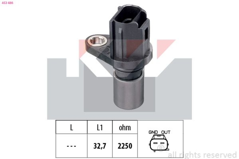 KW Sensor, Nockenwellenposition Made in Italy - OE Equivalent