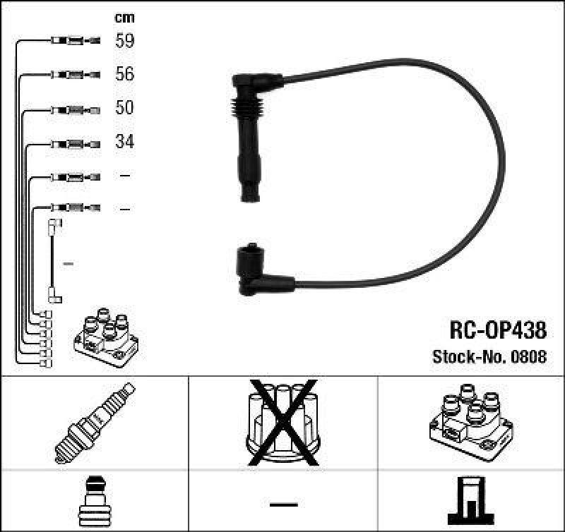 NGK Ignition Cable Kit