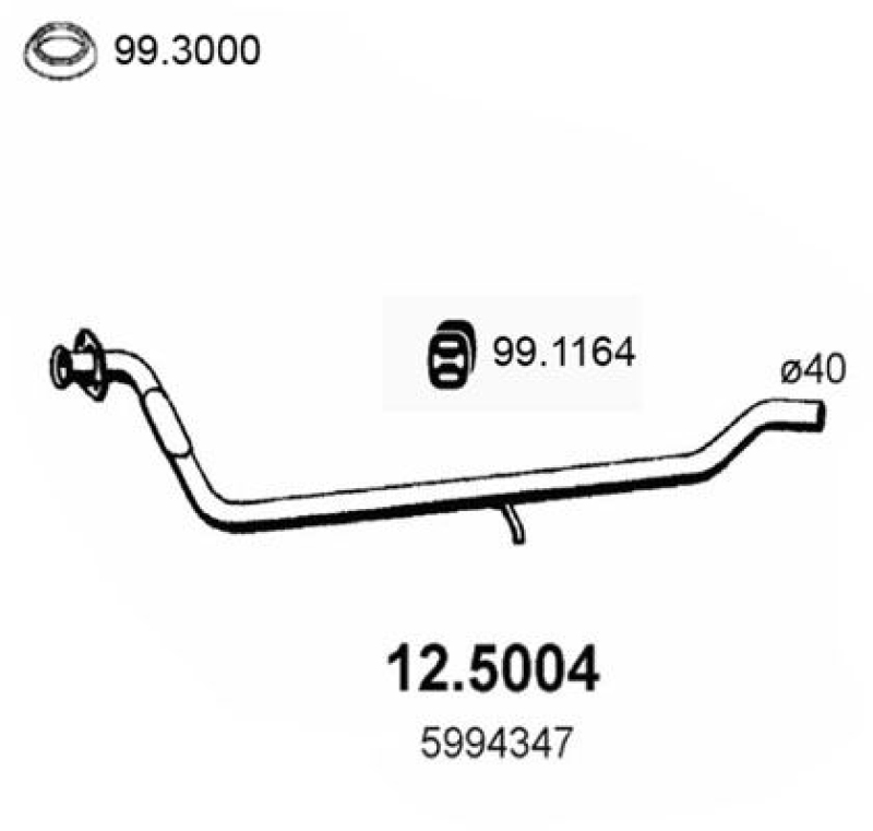 ASSO Exhaust Pipe