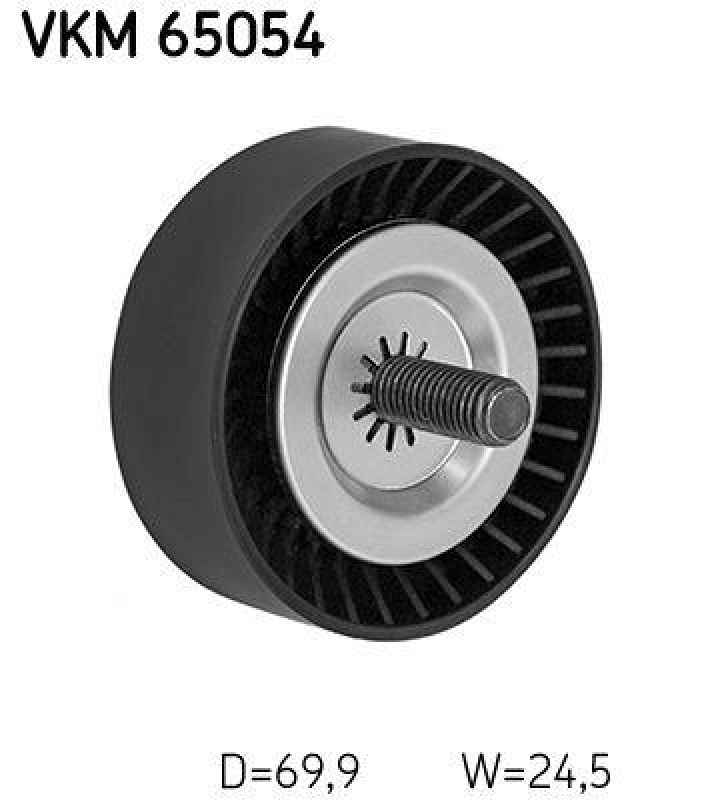 SKF Umlenk-/Führungsrolle, Keilrippenriemen