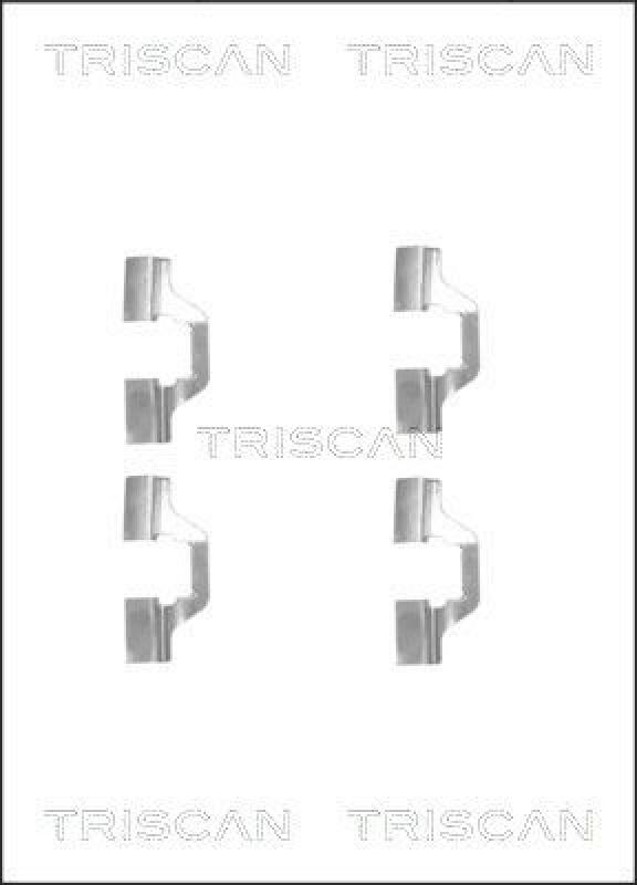 TRISCAN Accessory Kit, disc brake pad