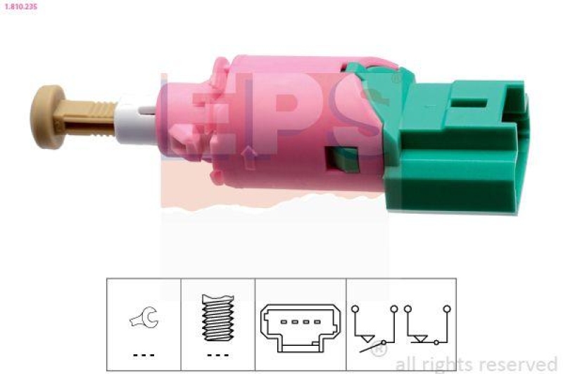 EPS Bremslichtschalter Made in Italy - OE Equivalent