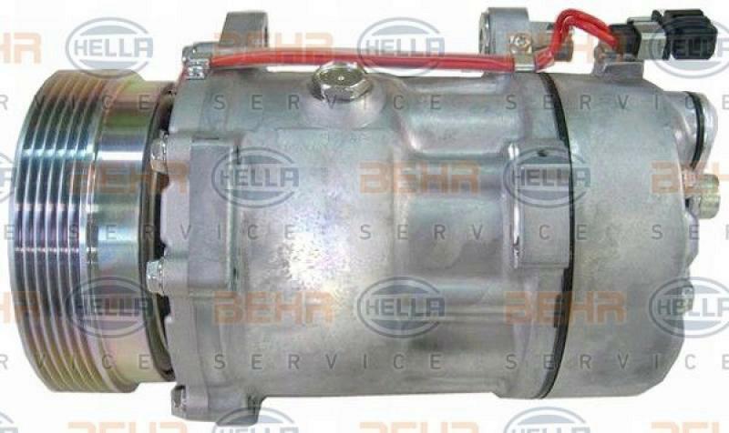 HELLA Compressor, air conditioning BEHR HELLA SERVICE
