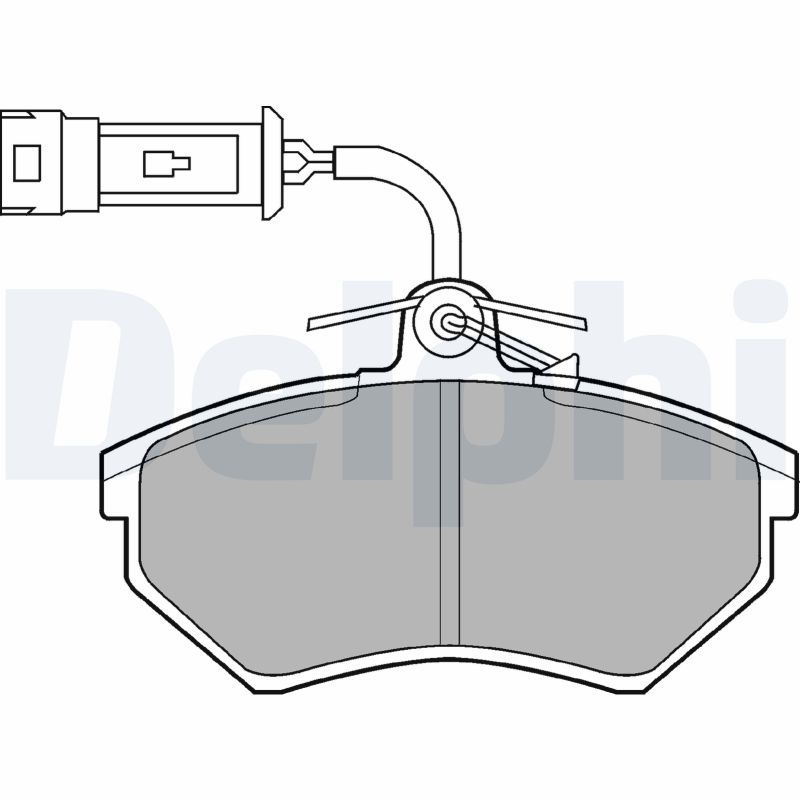 DELPHI Bremsbelagsatz, Scheibenbremse