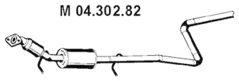 EBERSPÄCHER Mittelschalldämpfer