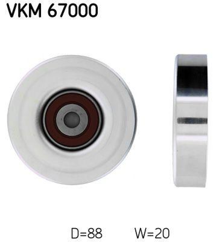SKF Umlenk-/Führungsrolle, Keilrippenriemen VKM 67000