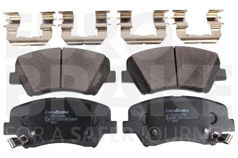 EUROBRAKE Brake Pad Set, disc brake