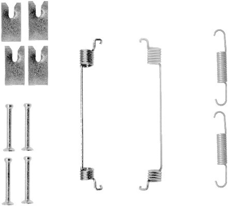 TEXTAR Accessory Kit, brake shoes