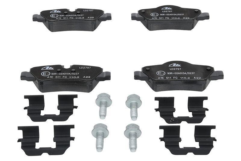 ATE Bremsscheiben + Ceramic Bremsbeläge Vorne Hinten passend für Mini Cooper S