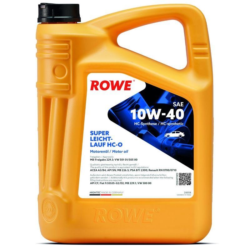6L ROWE Hightec Super Leichtlauf Motoröl HC-O 10W-40 MB 229.1 VW 501 01 505 00