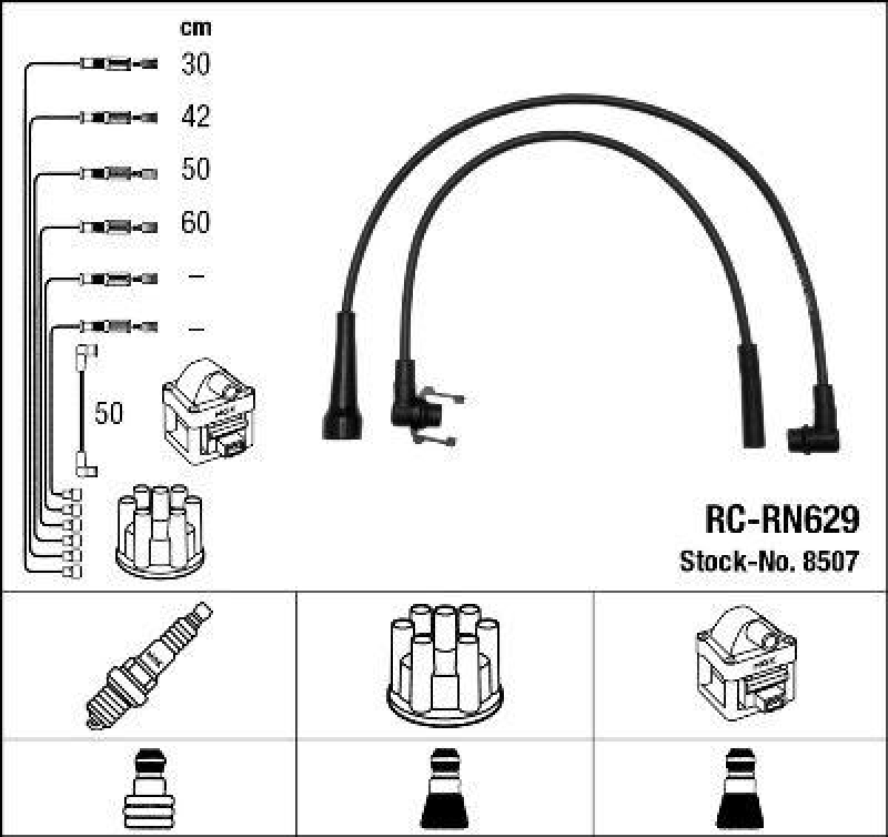 NGK Ignition Cable Kit