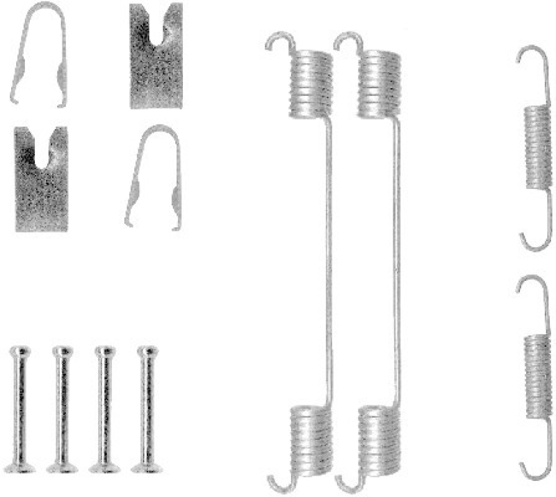 TEXTAR Accessory Kit, brake shoes