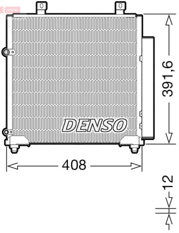 DENSO Kondensator, Klimaanlage