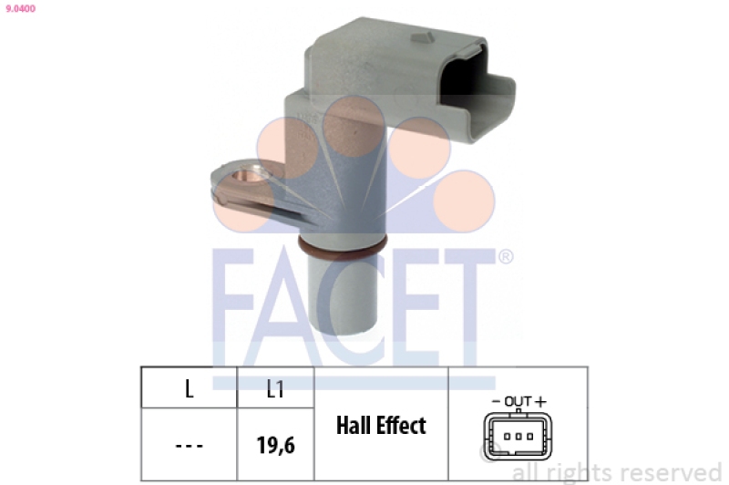 FACET Sensor, Nockenwellenposition Made in Italy - OE Equivalent