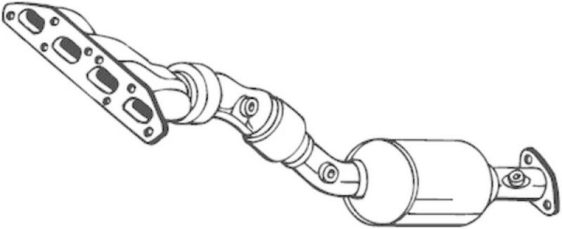 BOSAL Catalytic Converter with Ecolabel "Blue Angel"