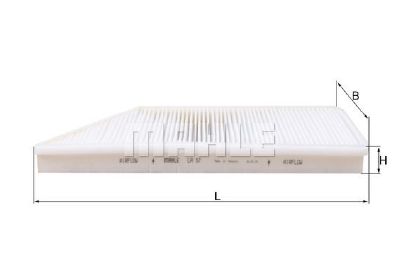 MAHLE Filter, Innenraumluft LA 57