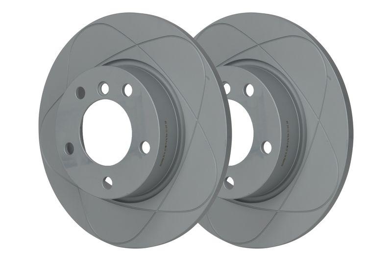 ATE Powerdisc Bremsscheiben + Bremsbel&auml;ge Vorne Hinten passend f&uuml;r ...