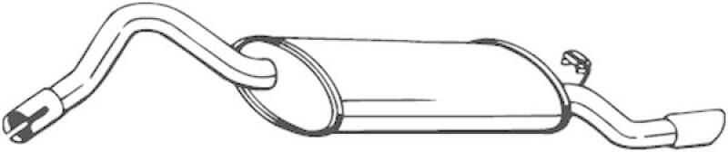 BOSAL Endschalld&auml;mpfer 220-653