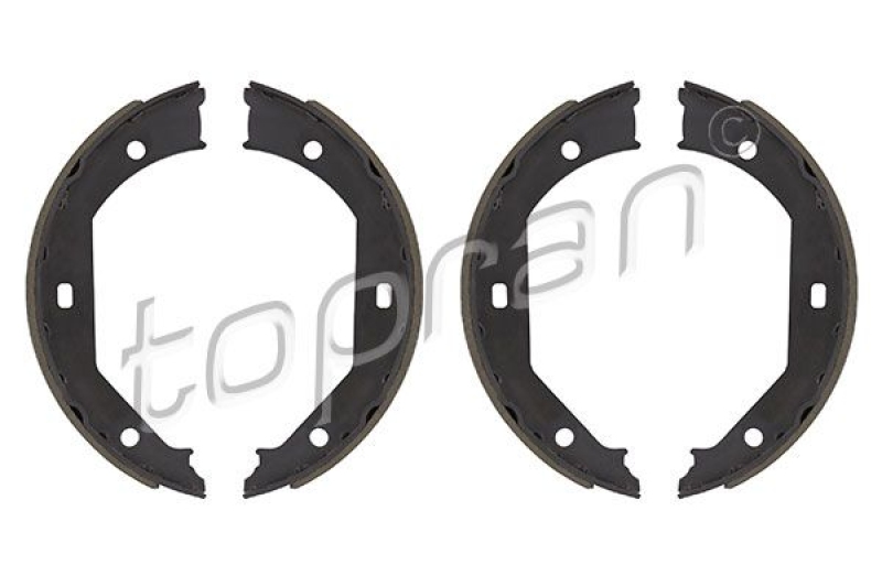 TOPRAN Brake Shoe Set, parking brake