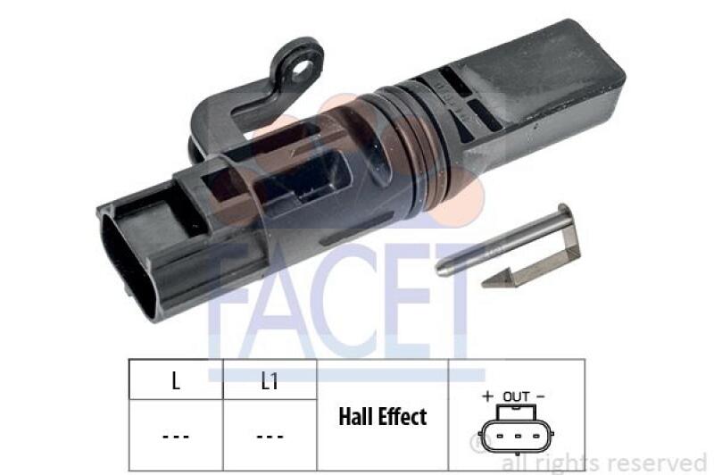 FACET Sensor, Drehzahl Made in Italy - OE Equivalent