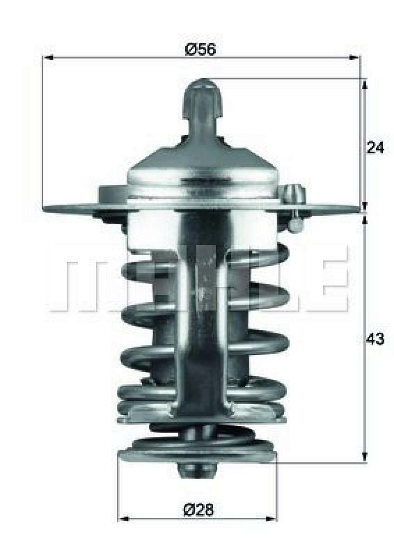 MAHLE Thermostat, coolant