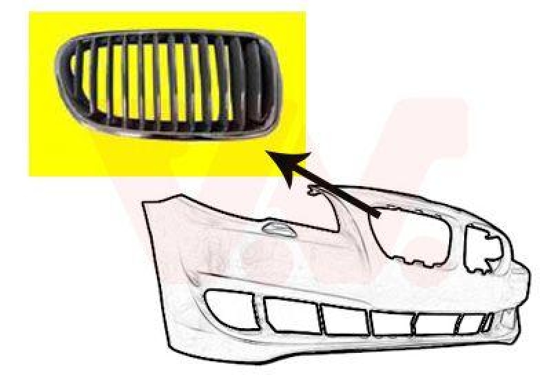 VAN WEZEL Radiator Grille