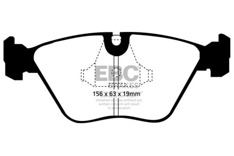 EBC Brakes Hochleistungs-Bremsbelagsatz