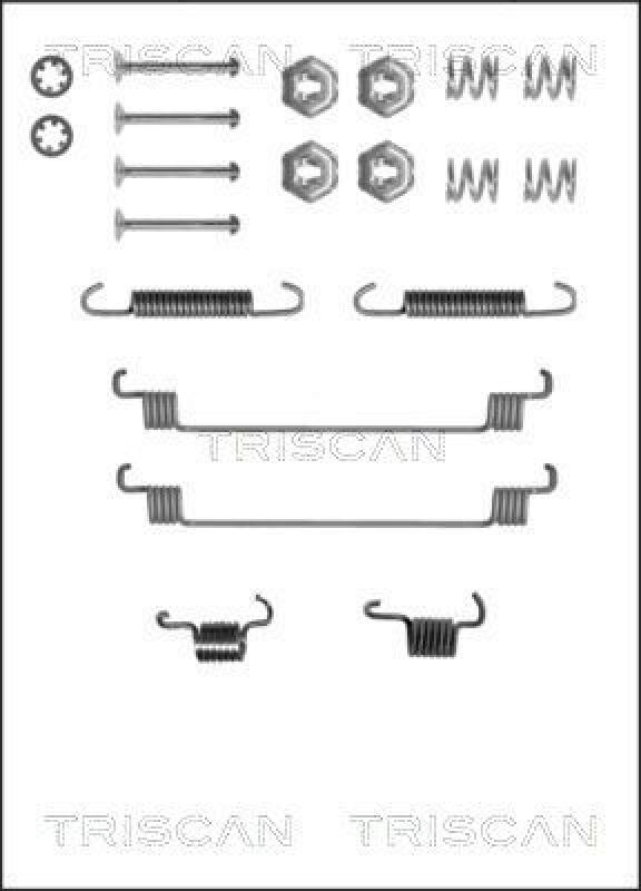 TRISCAN Accessory Kit, brake shoes