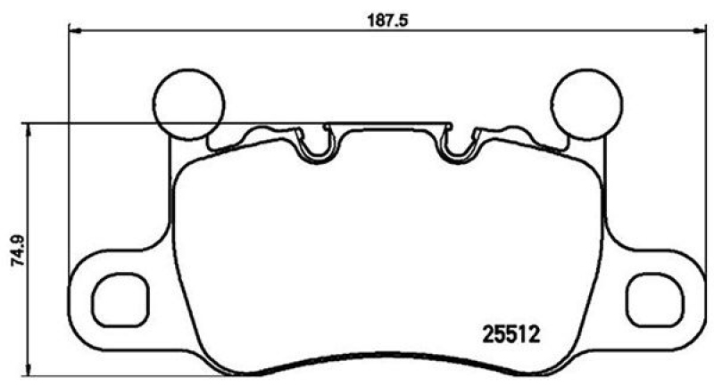 MAGNETI MARELLI Bremsbelagsatz, Scheibenbremse