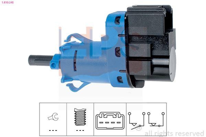 EPS Bremslichtschalter Made in Italy - OE Equivalent