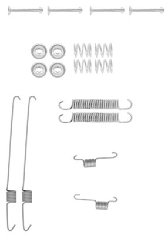 TEXTAR Accessory Kit, brake shoes