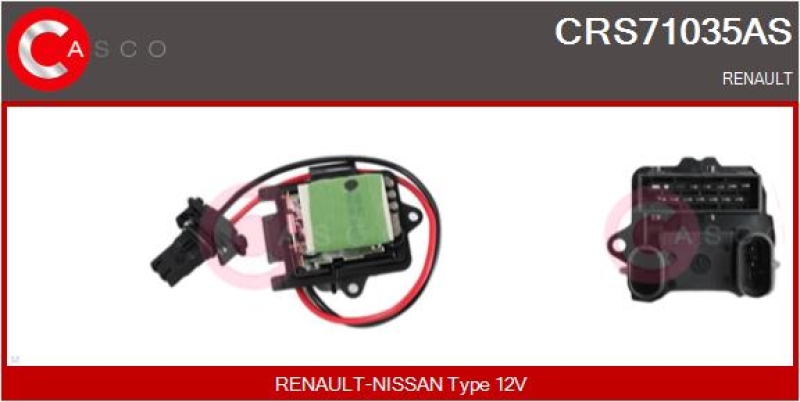 CASCO Resistor, interior blower