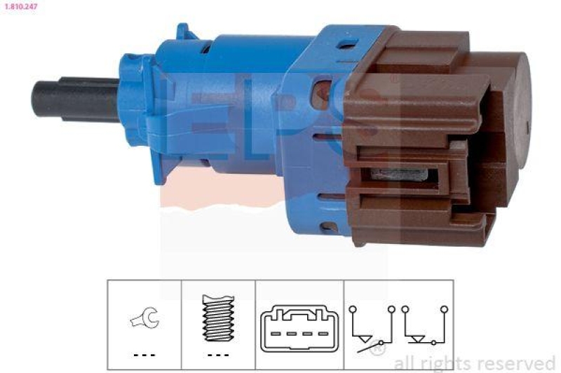 EPS Bremslichtschalter Made in Italy - OE Equivalent