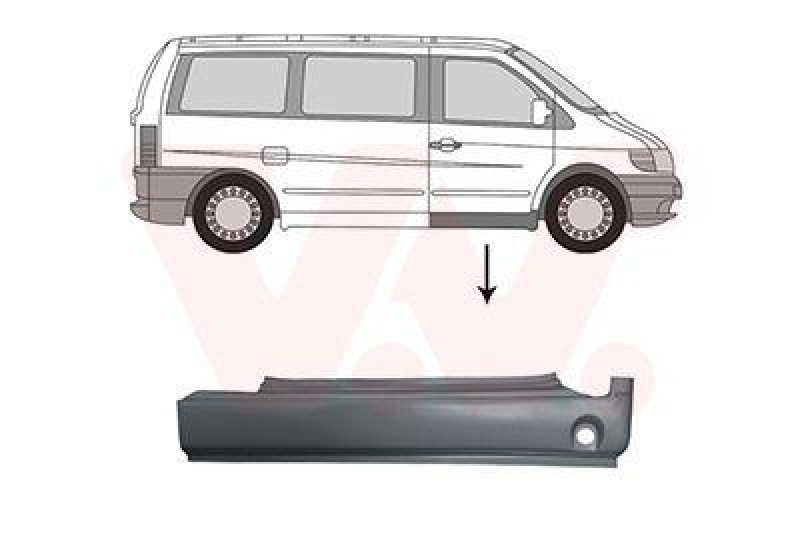 VAN WEZEL Foot Board, door sill